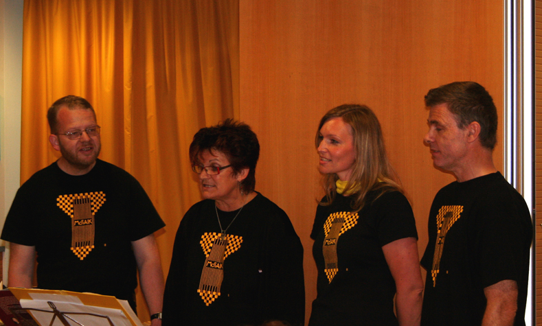 MOSAIK-Quartett: Bodo Heise, Andrea Engelberger, Michaela Grubmüller, Wolfgang Filzmoser